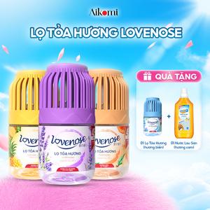 [Mua 3 tặng 2] Lọ Tỏa Hương Lovenose Công Thức Mới - Tinh Dầu Thơm Phòng - Thơm 360 độ, Thanh Lọc Không Khí, Khử Mùi Phòng Thế Hệ Mới; Dầu Thơm Phòng Dầu Thơm nuoc thom, Nước Hoa