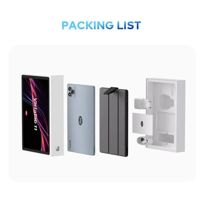 [Live Exclusive] itel VistaTab 11 + Keyboard + Pen - 12GB(4+8)+128GB - 10.1" HD+ IPS Display Screen - 6000mAh - Garansi Resmi