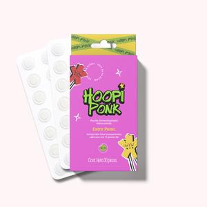Hoopi Ponk Extra Ponk Parches para Acné Borde Biselado Invisible | 30 Piezas 12mm Hidrocoloide Pimple Patch