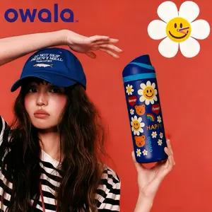 OWALA x Wiggle Wiggle | Edisi Kolaborasi Terbatas - FreeSip Stainless Steel Tumbler 24oz / 32oz
