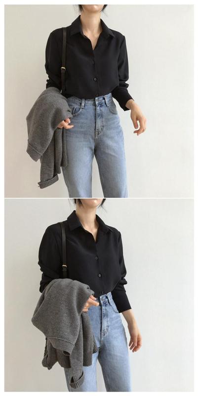 Product Introduction of Korean Style Plus Size Professional OL Shirt Women Casual All-match Loose and Thin Bottoming Shirtblouse Top 65