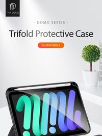 Gambar Dux Ducis Case Compatible for iPad Mini 7 | iPad Mini 6 - DOMO Series Smart Folio Cover Casing - Hitam, iPad Mini 7 dari Gojali.id Kota Administrasi Jakarta Utara 1 Tokopedia
