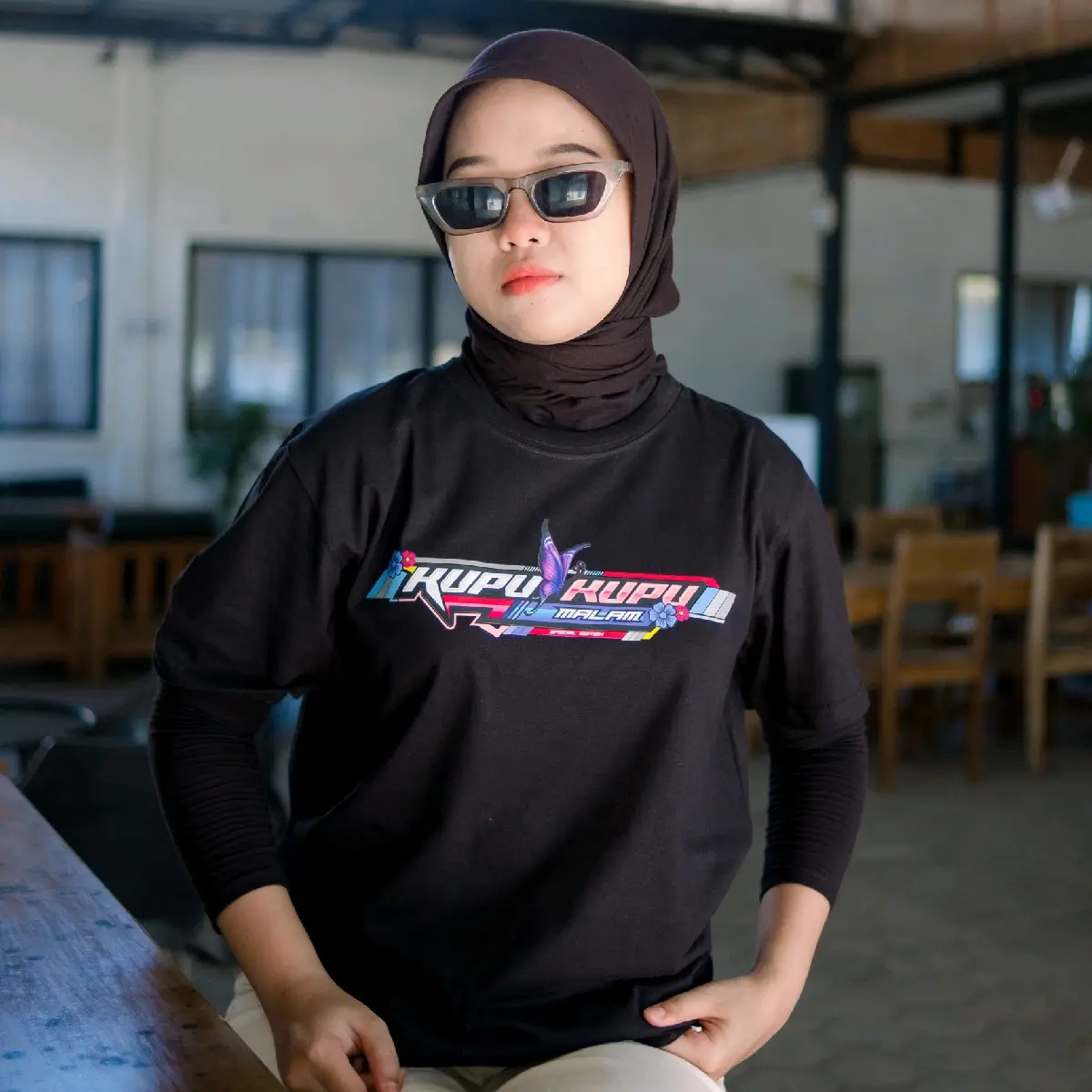 KAOS KUPU KUPU MALAM - Markaskaos.id | Katun Combed 24 s |  Nyaman | Unisex