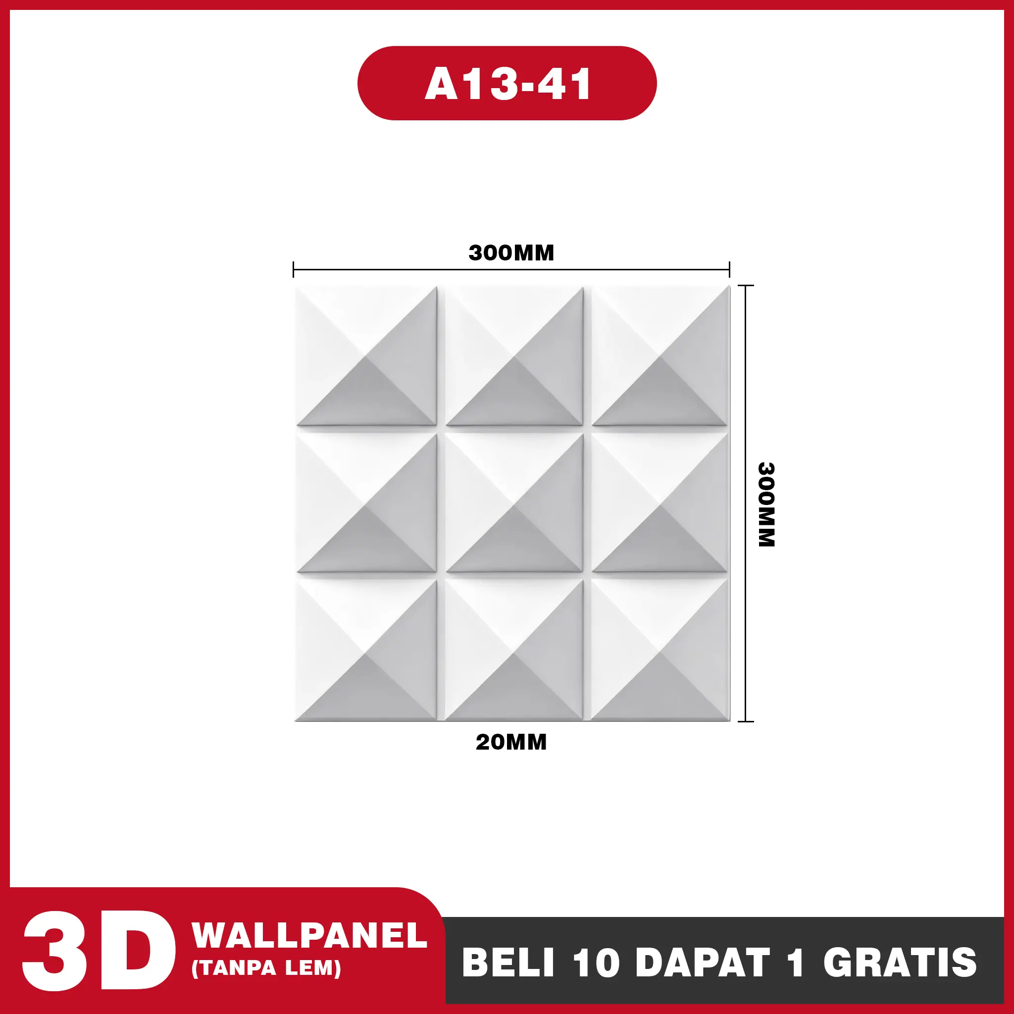 A13-041  |   11 PCS (30cm×30cm)
