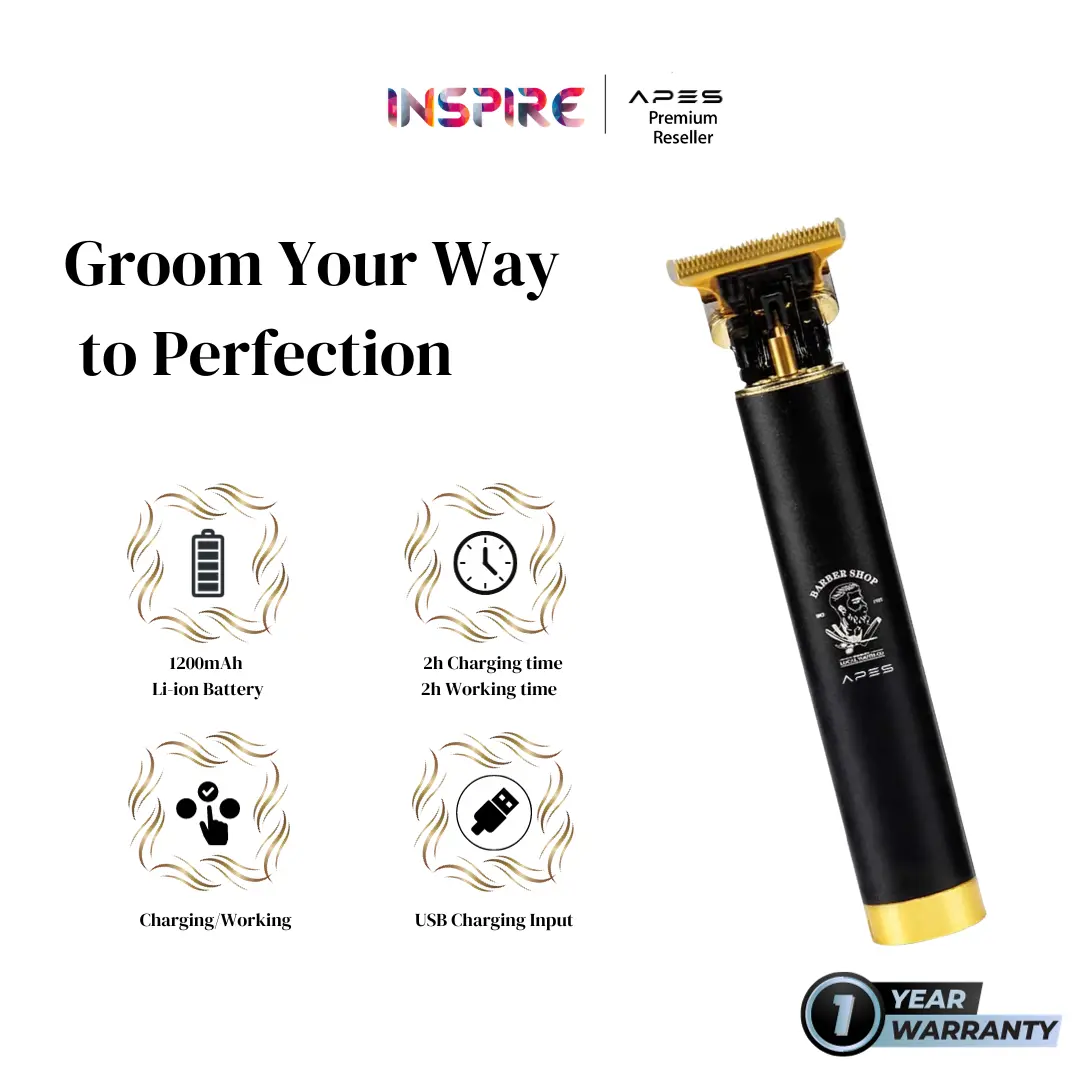 Hair Clipper Hair Trimmer Razor Beard Shaver Professional Hair Style Tool for Men Razor Clipper Barbershop USB Recharge International Warranty