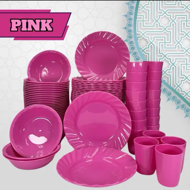 150 PCS Mutiara Classic Dinner set Bowl Plate Tumbler Set Kenduri Pinggan Cawan mangkuk