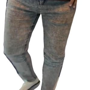 Skinny jeans (Acid Wash) Super stretchable pants Snow Black 27-40