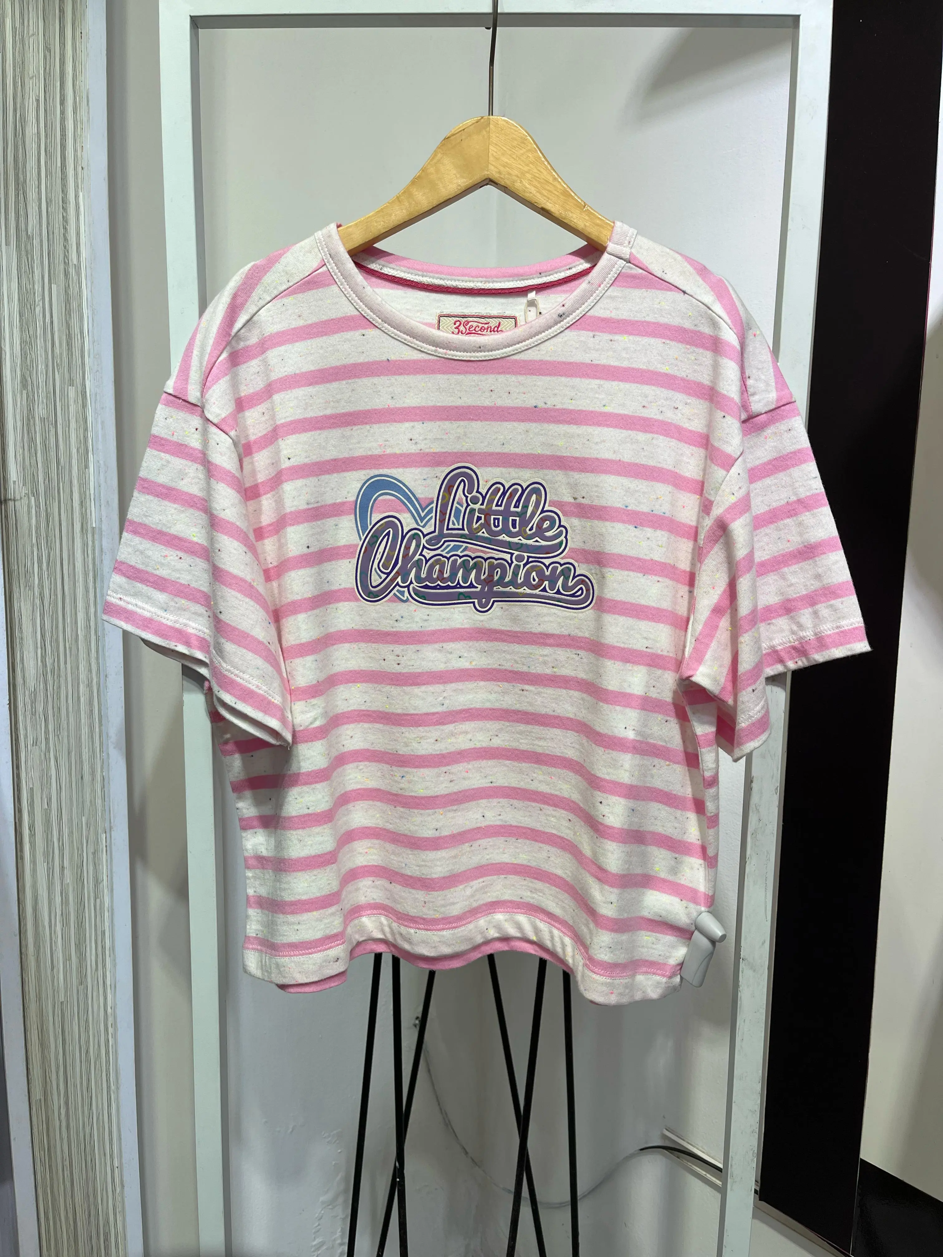 Kaos Anak Perempuan 3Second Lengan Pendek Regular Fit Katun Z03102322