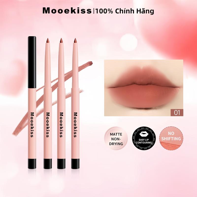 Mooekiss Bút Kẻ Viền Môi - Định Hình Chuẩn Không Nhòe Màu Nude Tự Nhiên Công Thức Không Khô 250mg