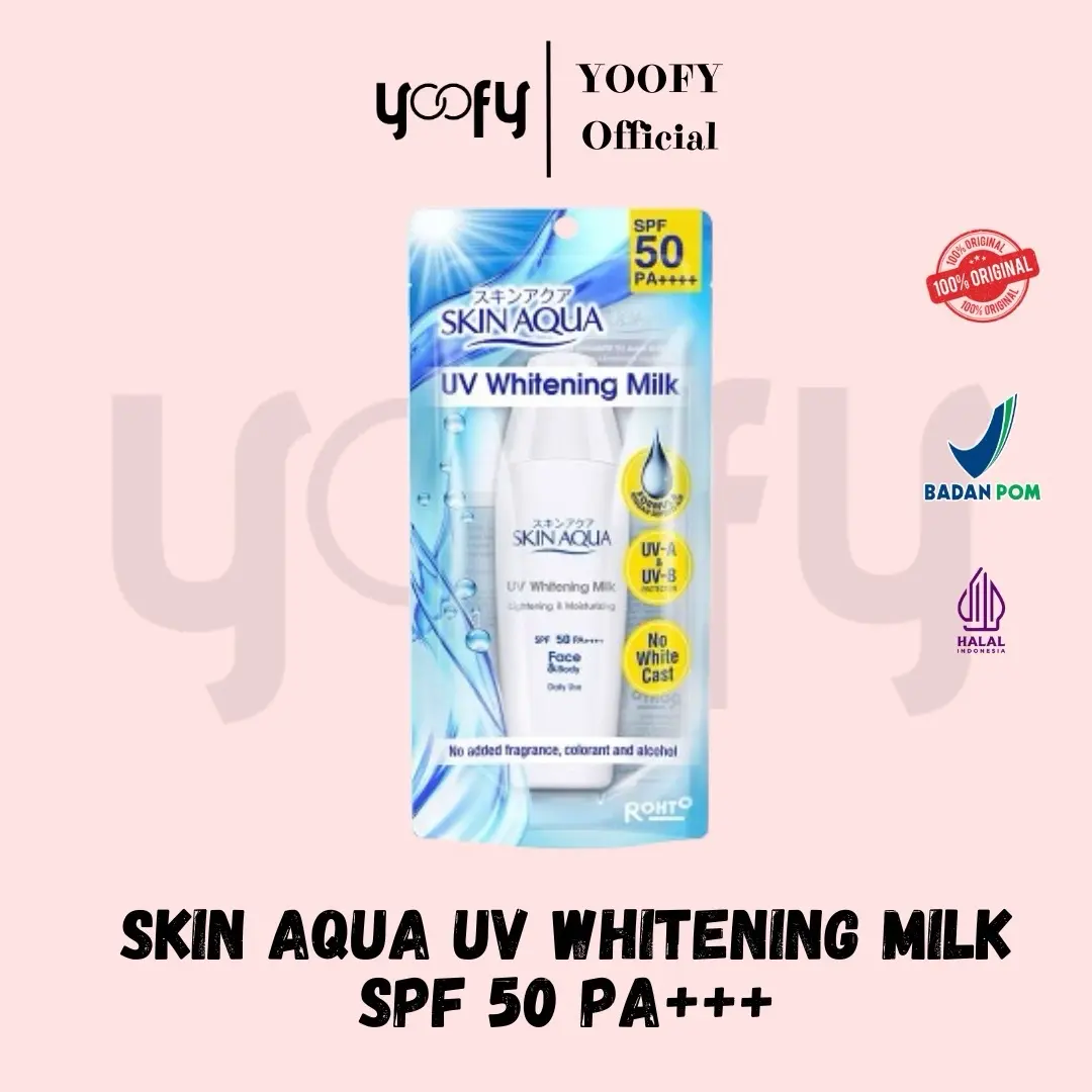 SKIN AQUA UV MOISTURE MILK SPF 50 | WHITENING MILK SPF 50 Wajah