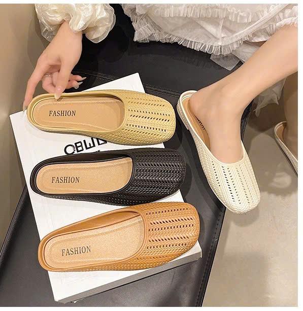 [ M11 - Đi Tăng 1 size ] Sục lưới đế mềm tiểu thư  mẫu mới 2025 Dép sục Sandal nữ dép dép nữ dép kiểu nữ đẹp 2025