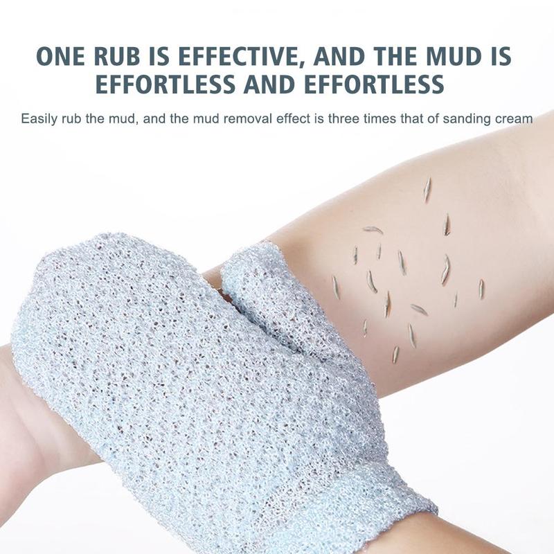 Product Introduction of Coarse Sand Bathing Gloves Bath Adults Kids Clean Body Textured Makes Highly Skin Surface A6G2 34