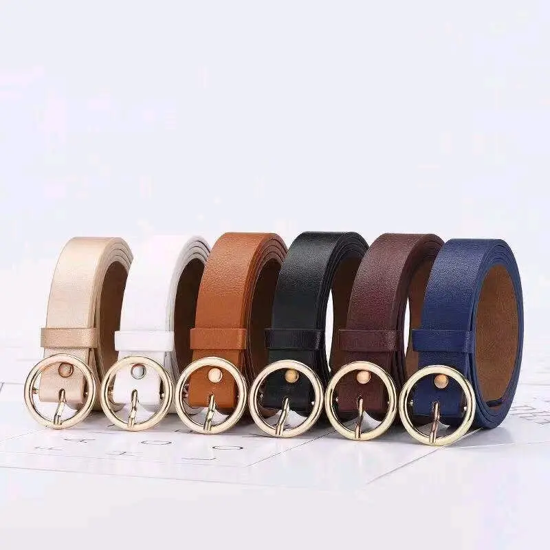 Ikat Pinggang Wanita Bulat Ring Belt Import Sabuk Fashion Retro Bassic Korean 1