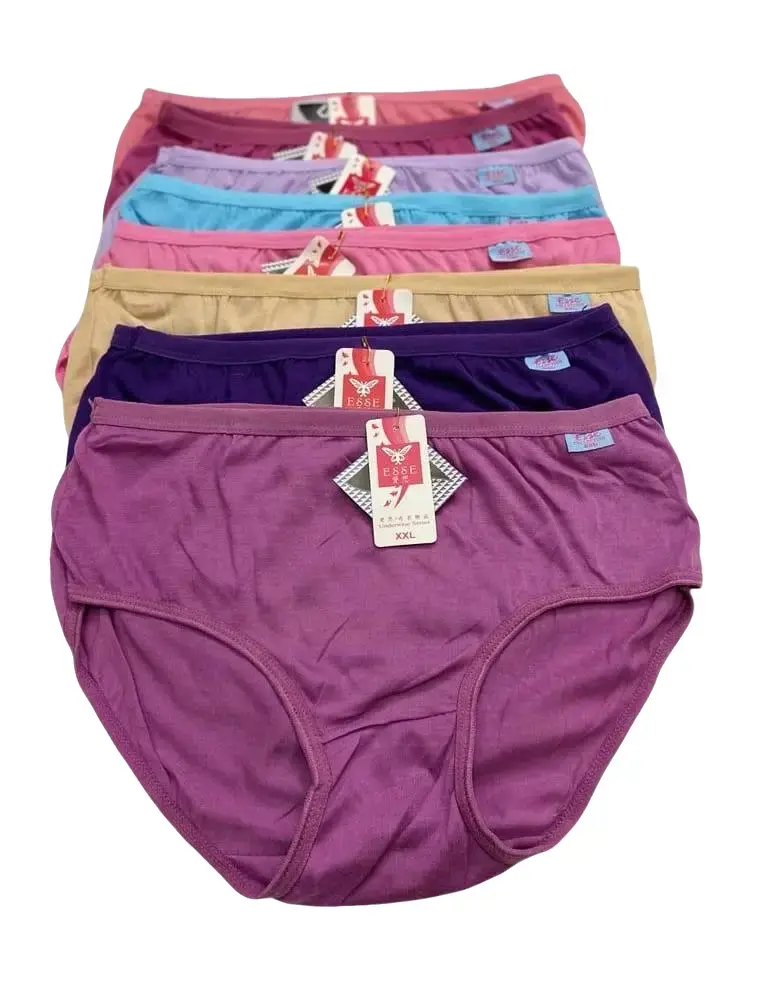 PAKET LUSINAN CD WANITA 12PCS / 6PCS/CD WANITA MURAH/PAKET HEMAT/TERLARIS/ESSE Motif Waist High Katun Seamless Renda