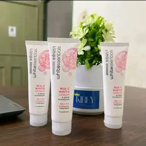 Shinzui WHITEessentials Double Brightening Facial Wash Snow Mushroom 20ML   Niacinamide Mencerahkan Wajah