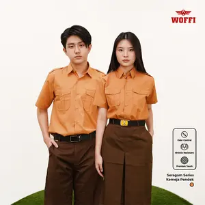 Seragam Pramuka Penggalang Penegak Andalan Woffi Kemeja Pendek Laki-laki Perempuan