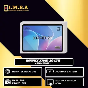 INFINIX XPAD20 LTE 8GB 256GB GARANSI RESMI | HELIO G88 CHIP | IPS LCD 11 INCI | KAMERA 8MP