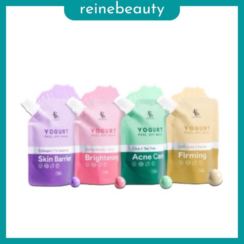 ￼FAV Beauty Yogurt Peel Off Mask | Acne Care Skin Barrier Firming Brightening | Masker Peel Off Perawatan Jerawat Mencerahkan Mengencangkan Melembabkan Kulit Wajah BPOM 0