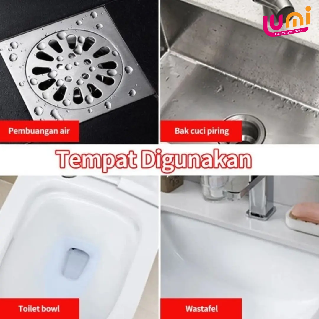 WILD TORNADO Pembersih Pipa Toilet Tersumbat/ Anti Mampet Wastaf