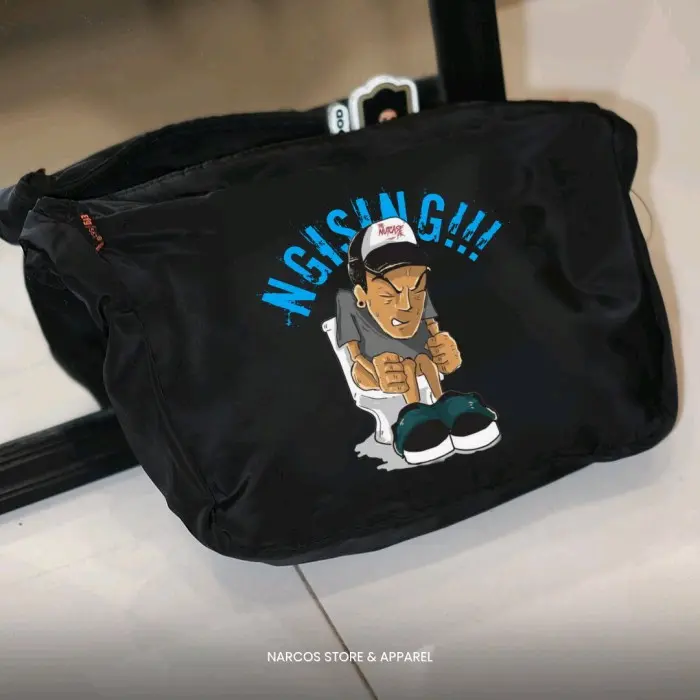 Tas selempang distro murah pria wanita keren anti air waterproof cocok untuk nongkrong dan sekolah 1