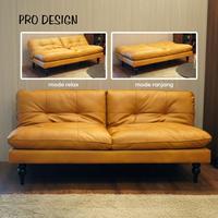 Gambar Pro Design Libra SBD Sofa Bed - Leather Copper Brown, Standar dari Pro Design Furniture Kab. Gresik 3 Tokopedia