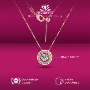 OS1-N39-CG-W Kalung Wanita Cranberry Jewelry Necklace Fashion Couple Wedding Pasangan Cowo Pria Wanita Berkualitas Dengan High Quality Grade VVS1 5A Store Anti Karat Luntur Berubah Garansi 1 Tahun N25