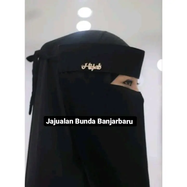 Niqob Bandana Plat Hijab cantik