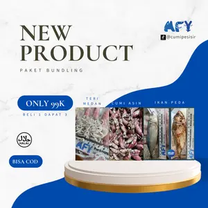 Paket Bundling - Beli 1 Dapat 3 Varian - Cumi Mentah siap masak