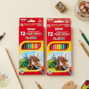 Pensil Warna Kenko 12, 18, 24, 36 Warna Panjang / Pencil Color / Coloring Pencil