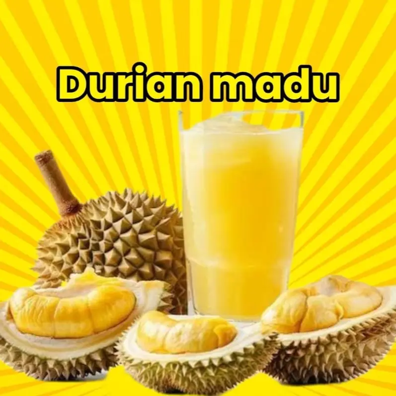 Spesial Ramadhan Liq-60ml sari buah durian madu  Jus  Murni BPOM Halal Organik Bebas gula Alami Fruity Botol Air Juice