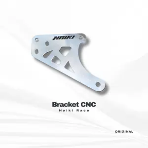 Bracket dudukan samping knalpot standar racing Original HAIKI RACE mio smile mio sporty mio karbu fino karbu mio soul karbu