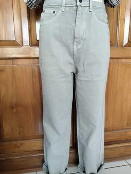 Product Review of JINISO LEVEL UP - 223 Ultra loose Highwaist Celana Jeans Wanita Warna Hazelnut from c**a 1