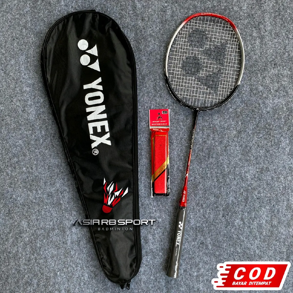 RAKET BADMINTON BULUTANGKIS BERLOGO PBSI SIAP PAKAI PEMULA