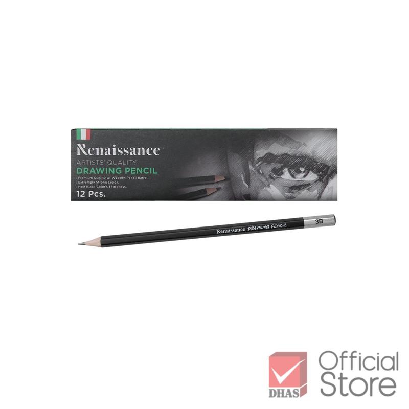 Bút Chì Phác Thảo Phiên Bản Cao Cấp Renaissance - Dành Cho Mỹ Thuật Chuyên Nghiệp, Độ Đậm Chuẩn