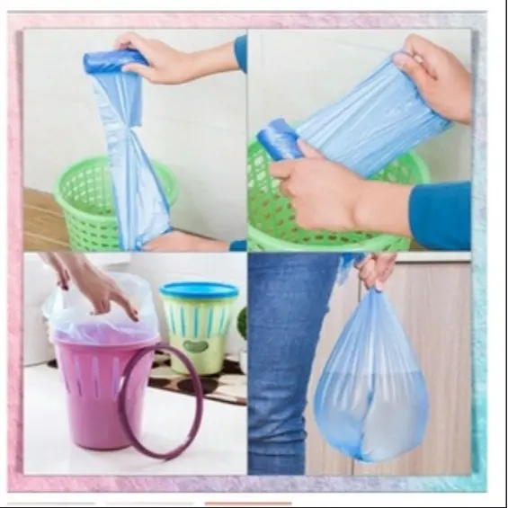(COD) Plastik Sampah isi 100 pcs 5roll 3