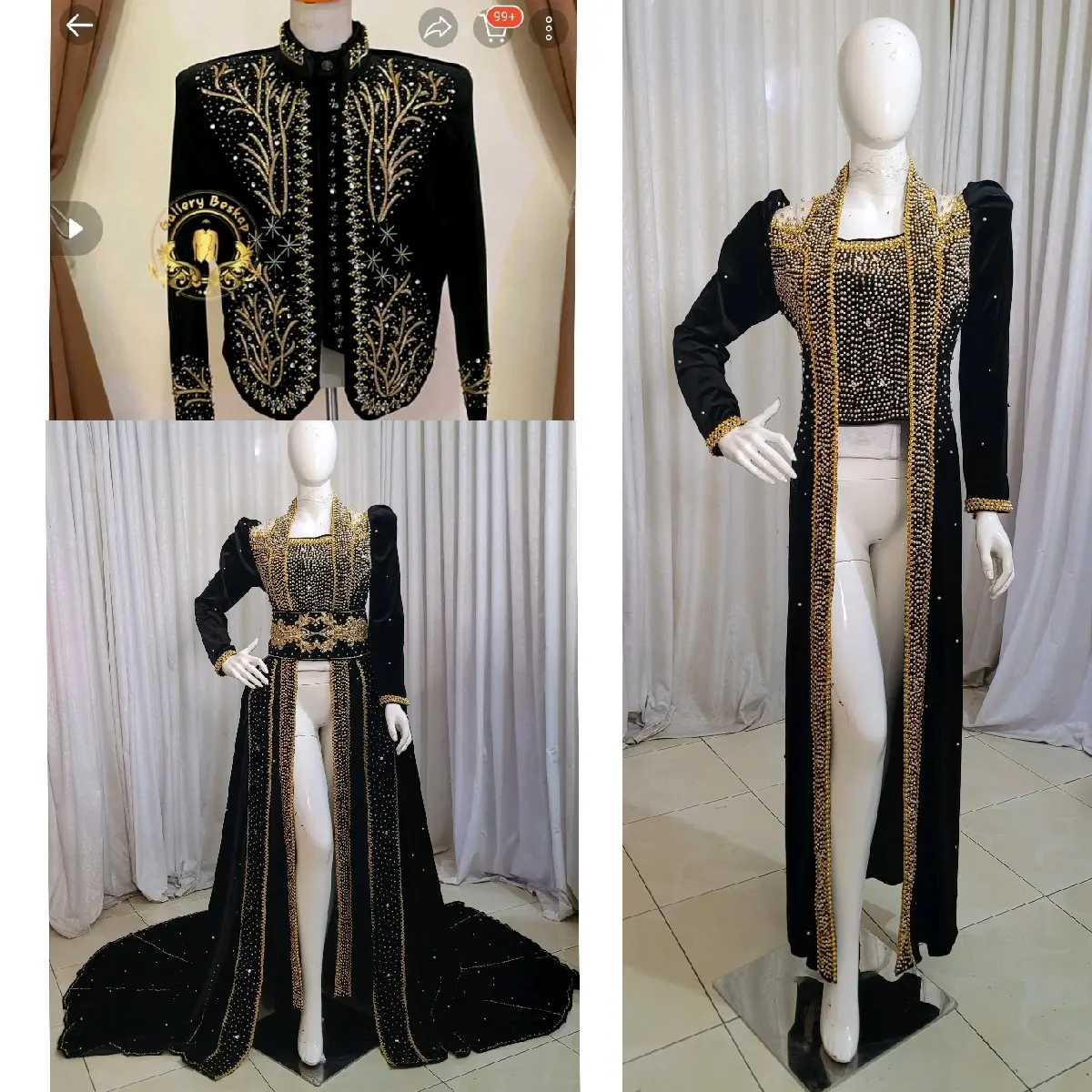 Sepasang bludru jawa 2in1 plus pengembang bokong
