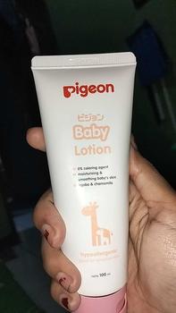 Product Review of PIGEON Baby Lotion 100 ml | Losion Pelembut Kulit Bayi from @**a 0