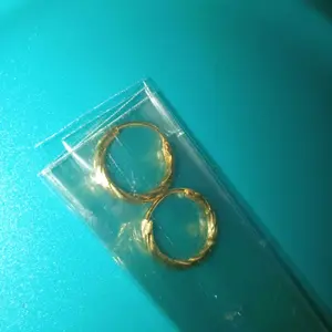 Anting Gipsy Warna 24 Karat Motif Bambu 16 mm / 25 mm ATG12
