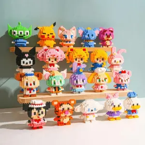 Vlimberry Mainan Balok Susun Nano Block Model Kartun Brick Toys