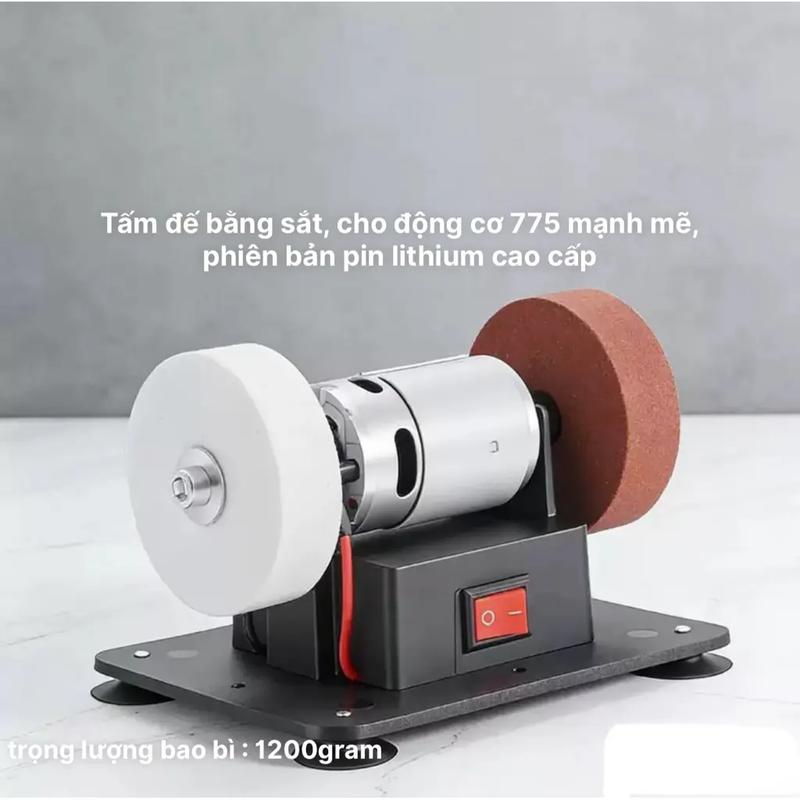 Máy mài 2 đá mini, điện áp 220v