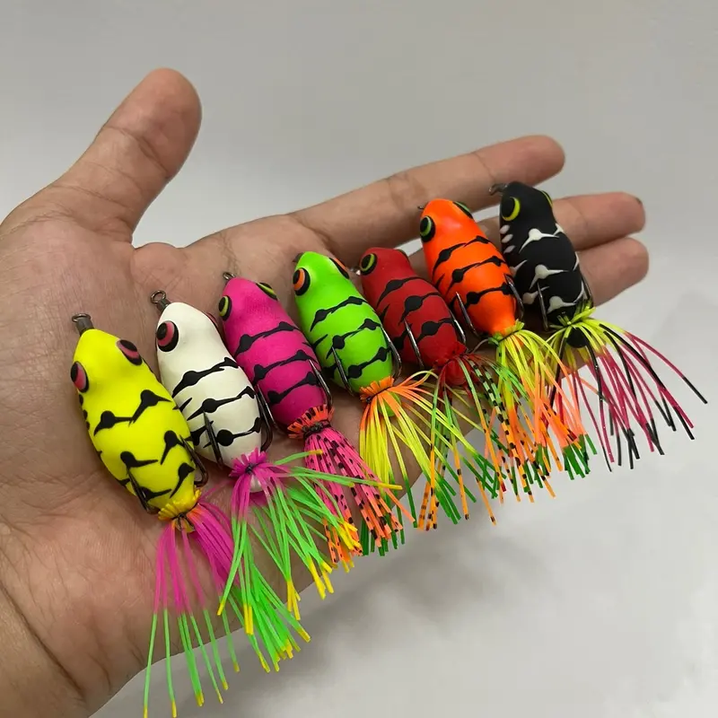 PROMO SOFT FROG SKIRT BERDIRI  4CM 6GRAM || UMPAN CASTING IKAN GABUS DAN TOMAN 3