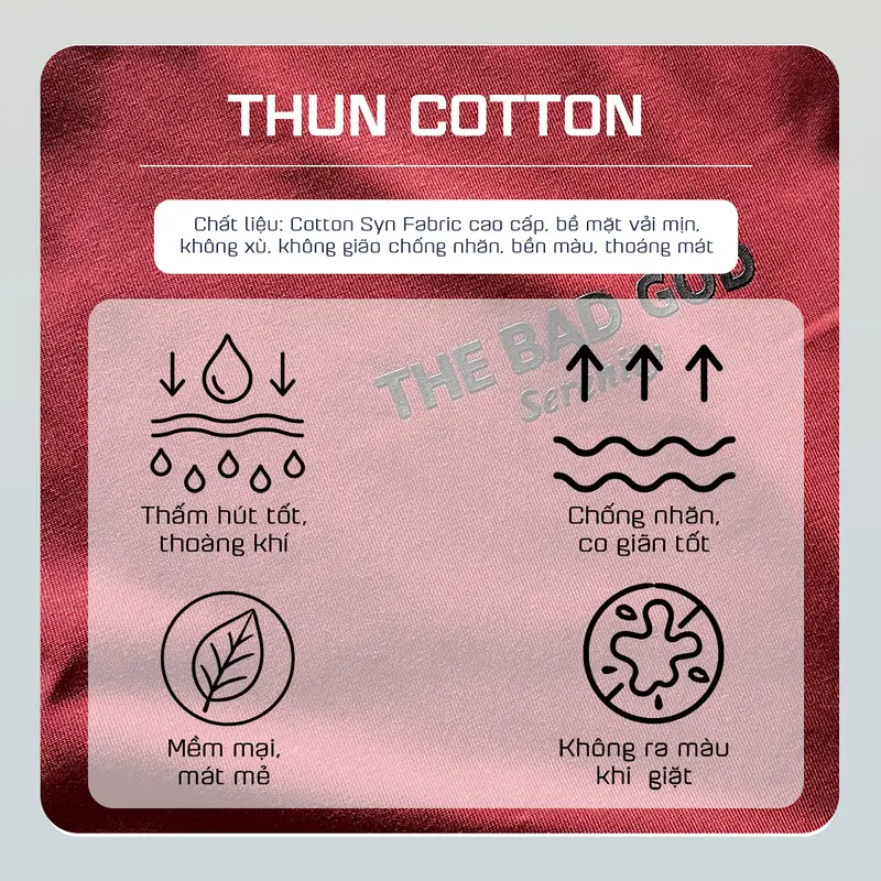 [MUA 2 GIẢM 5%] Áo Thun Cổ Tròn Nam The Bad God Serenity Chất Liệu COTSYN In Cao Thành - Menswear - BST Áo thun năm 2025 2