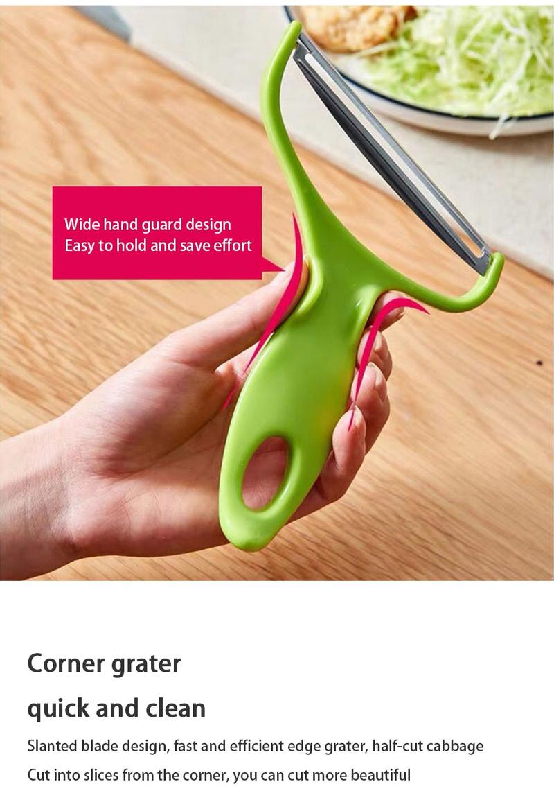 Product Introduction of Peeler Vegetables Fruit Stainless Steel Knife Cabbage Graters Salad Potato Slicer Kitchen Accessories Shredder Utensils 3