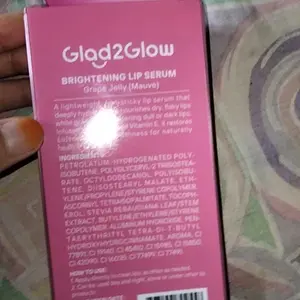 [BPOM] Glad2Glow Brightening Lip Serum - VC-IP Vitamin E 3in1  Lip Serum Treatment  Melembabkan Mencerahkan Bibir Gelap Lip Tint Warna Natural Glowing Tahan Lama Buildable Natural Lip Color Care G2G