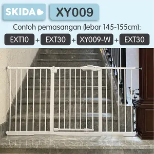 Skida Baby Safe XY009 WHITE Pressure FitPembatas Ruangan Pintu Tangga