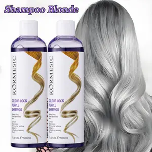 Purple Shampoo Hair Color Shampoo with Anti-Brass Remove Yellow Hair Dye Permanent Pure Brass Toning for Bleached and Colored Hair / Hair Color Shampoo 300ML