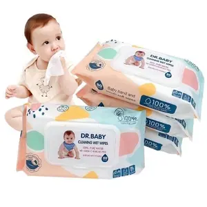 [MS] PROMO 6pack Tisu Basah Bayi 80 Lembar 100% Pure Water Cleaning Wet Wipes