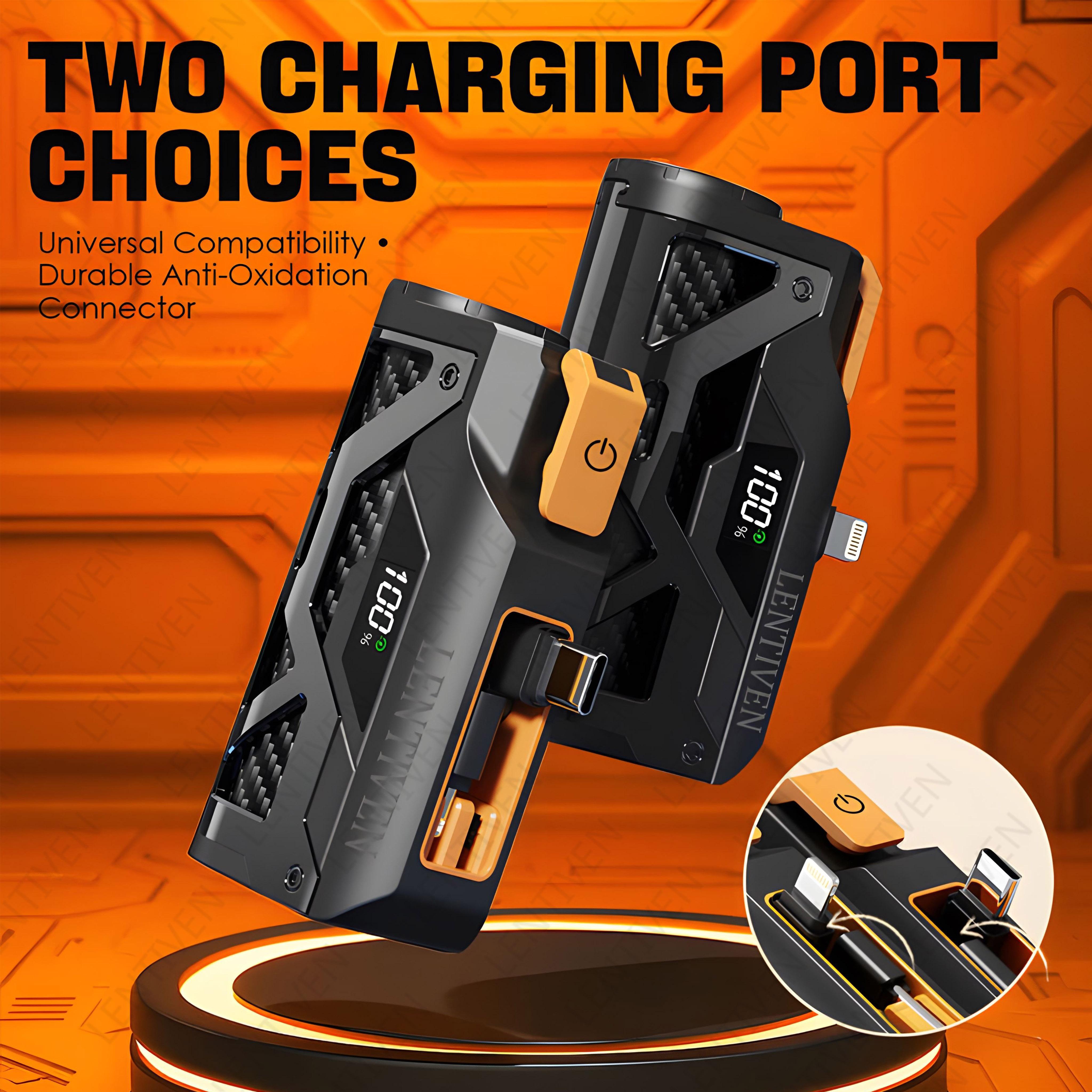 YIBAO LENTIVEN Mini Powerbank 10000mAh Fast Charging Port Type C untuk iPhone & Android  dengan Indikator LED Garansi 1 Tahun  BH5588