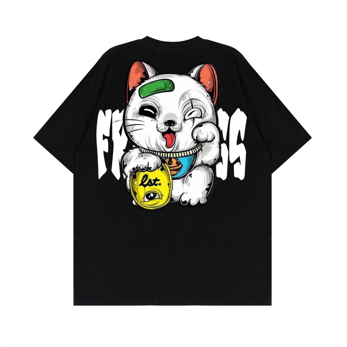 Kaos Lengan Pendek Ilustrasi Bahan Cotton 24s Lembut Adem Dan Menyerap Keringat Santai