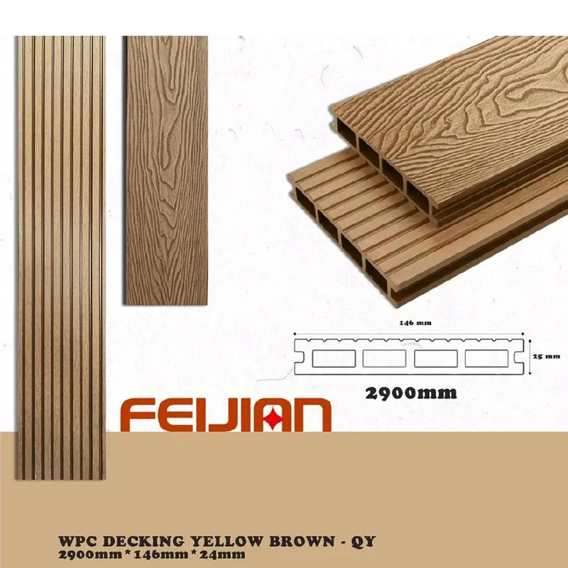 WPC Decking outdoor 2900mm x 146mm x 24mm 8